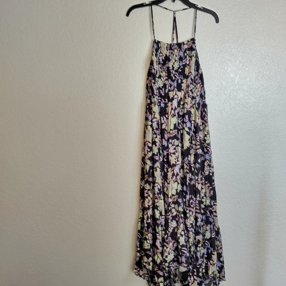 Free People Women's Heat Wave Printed Maxi Dress Sz L - Picture 2 of 8
